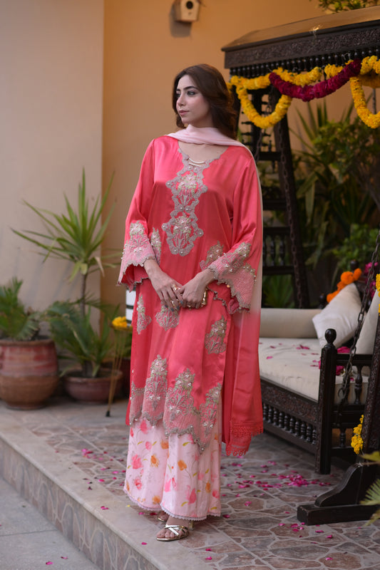 Aylin — Embroidered Kurta Sharara Set