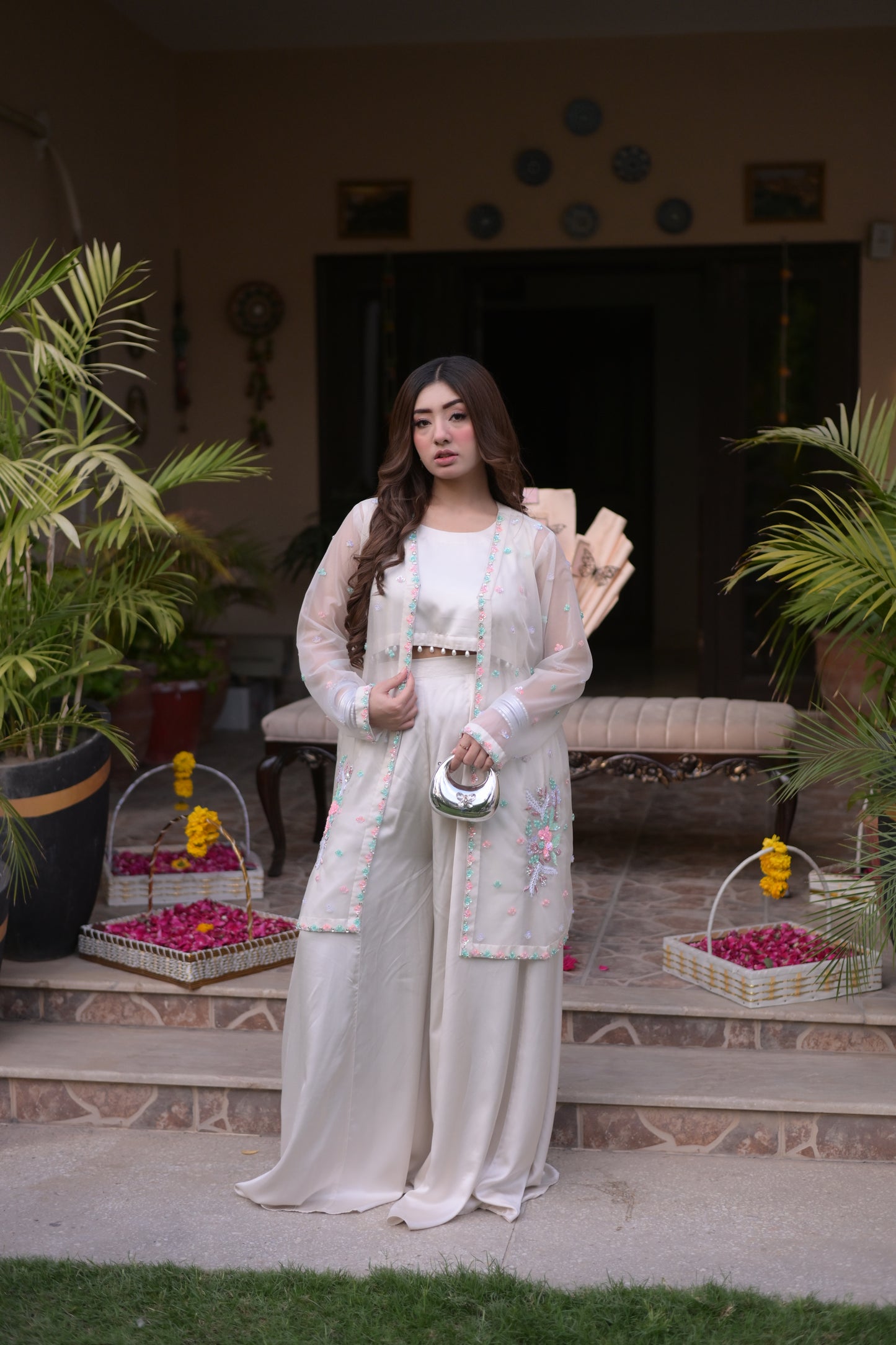 Zaria — Pastel Sharara Set