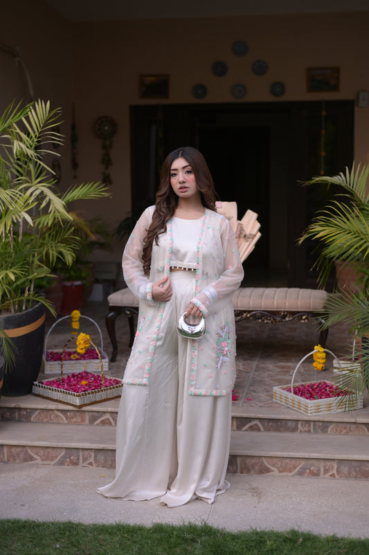 Zaria — Pastel Sharara Set