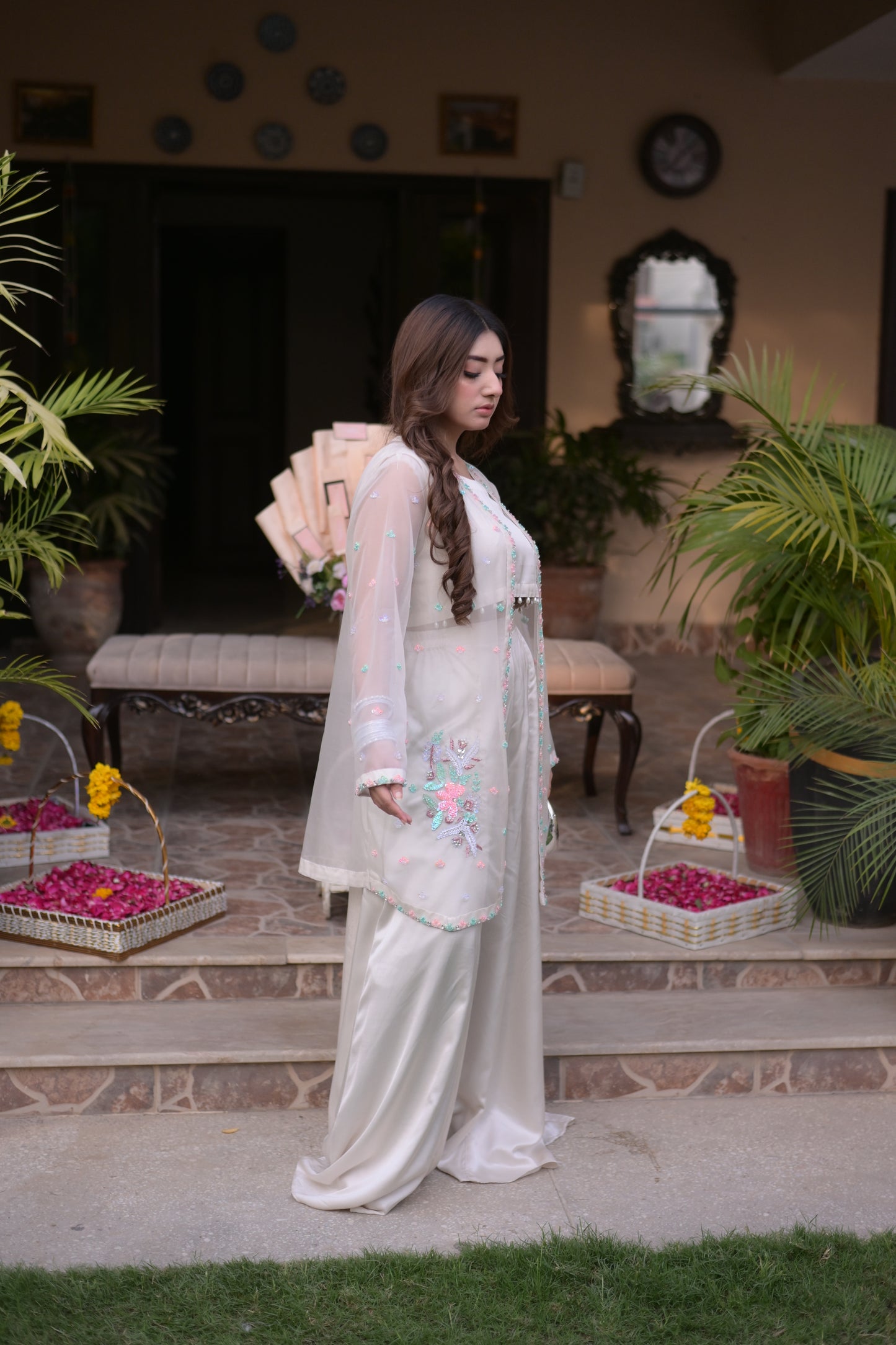 Zaria — Pastel Sharara Set