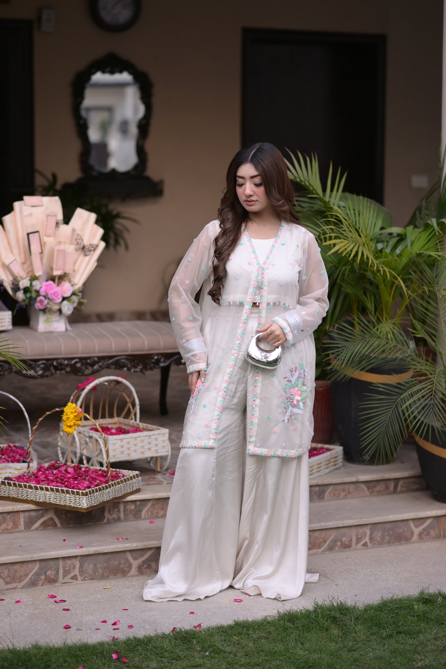 Zaria — Pastel Sharara Set