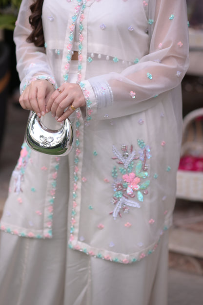 Zaria — Pastel Sharara Set