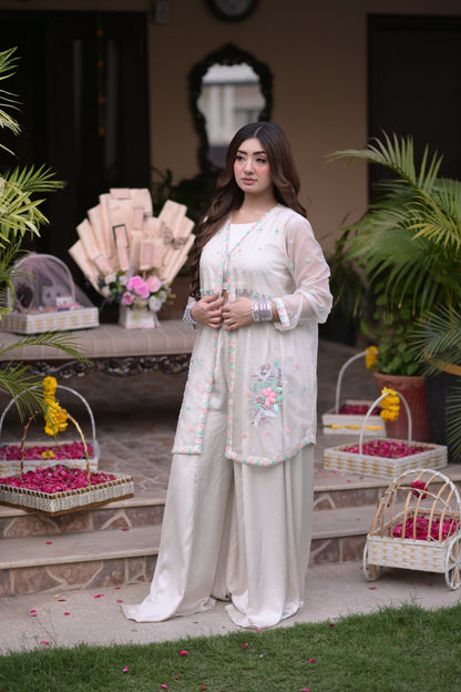 Zaria — Pastel Sharara Set